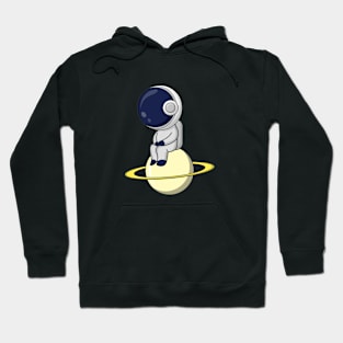 Astronaut and Moon Hoodie